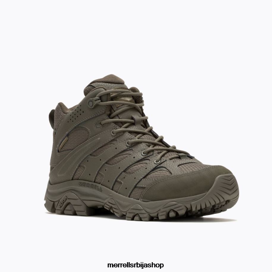 Жене моаб 3 мид тактицал водоотпоран (ј004113) Merrell тамна маслина ципеле 6X68L122