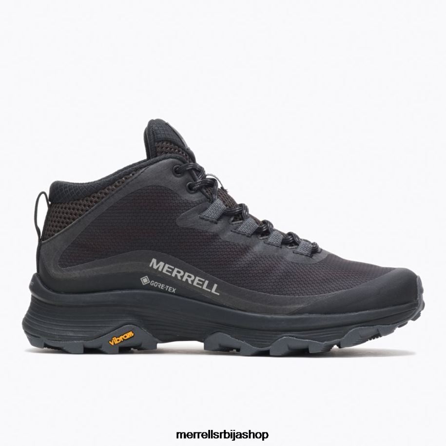 Жене моаб спеед мид горе-тек (ј067174) Merrell црно/асфалт ципеле 6X68L877