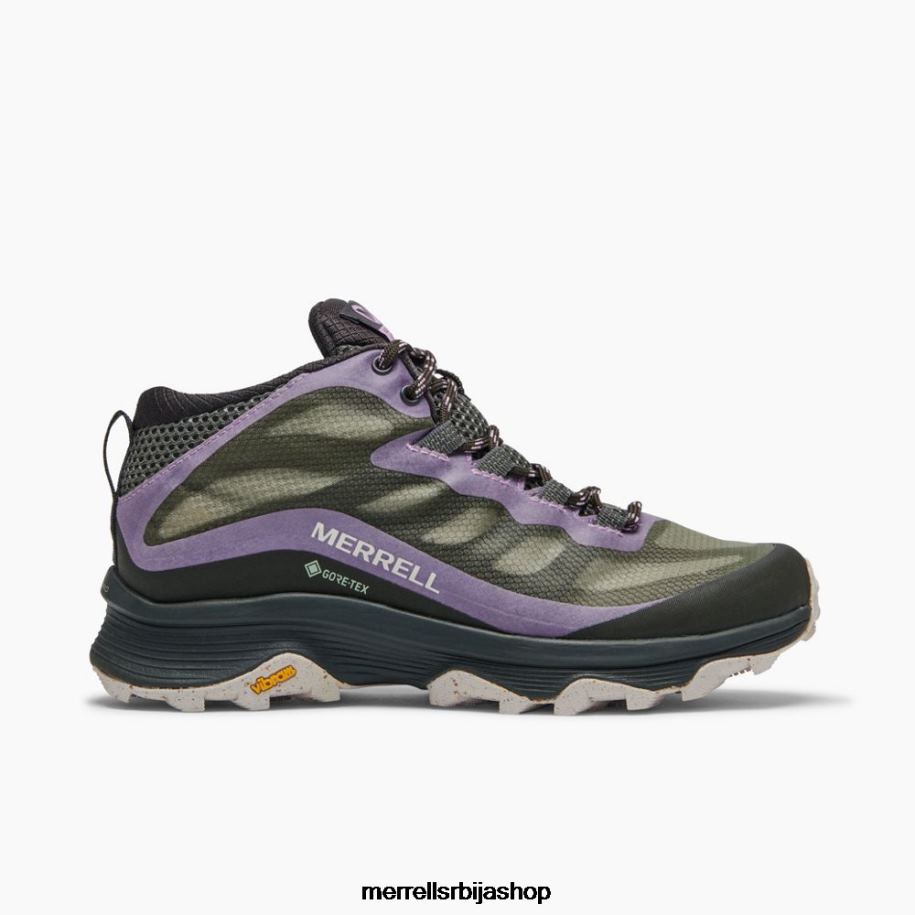 Жене моаб спеед мид горе-тек (ј135416) Merrell лишај ципеле 6X68L880