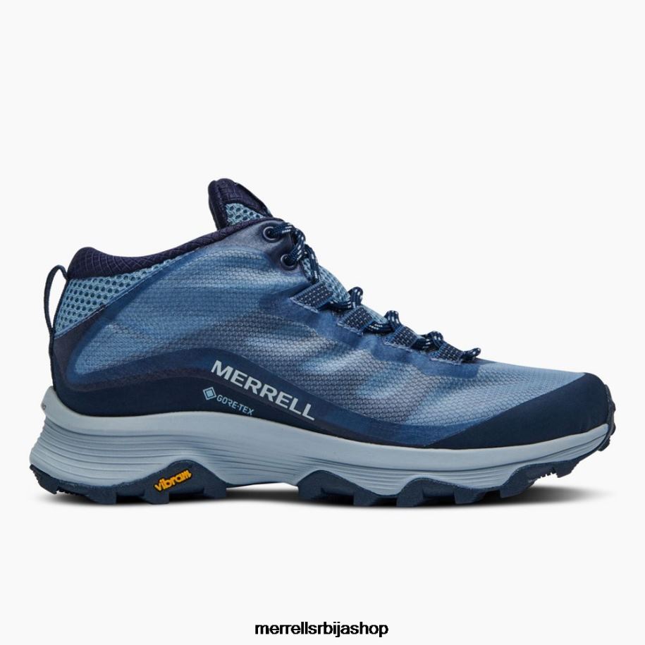 Жене моаб спеед мид горе-тек (ј135418) Merrell морнарица ципеле 6X68L879