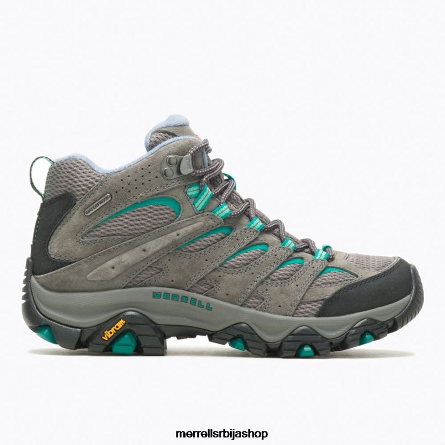 Жене моаб 3 мид водоотпоран (ј035850) Merrell гранит / марина ципеле 6X68L1035