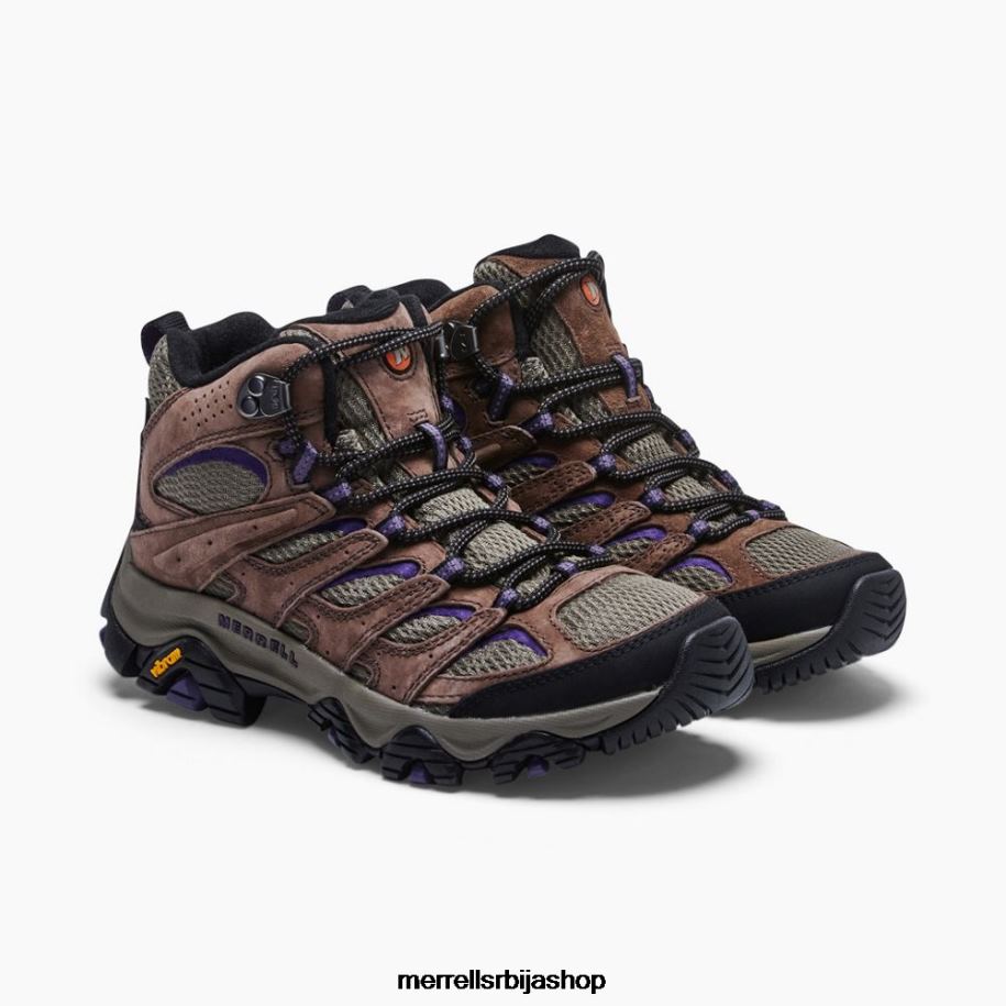 Жене моаб 3 мид (ј035870) Merrell брацкен/љубичаста ципеле 6X68L1036
