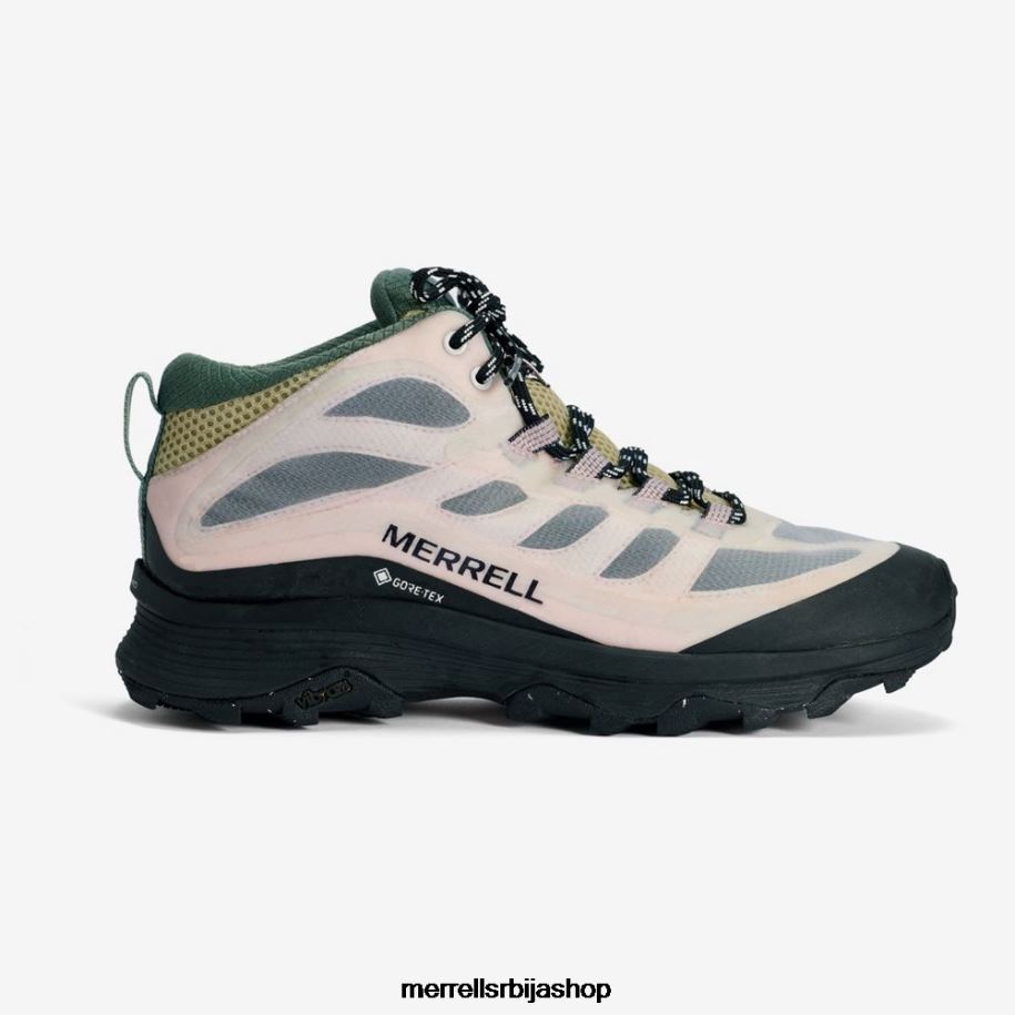 Жене моаб спеед мид горе-тек к свеати бетти (ј500228) Merrell бела/ружичаста ципеле 6X68L1339