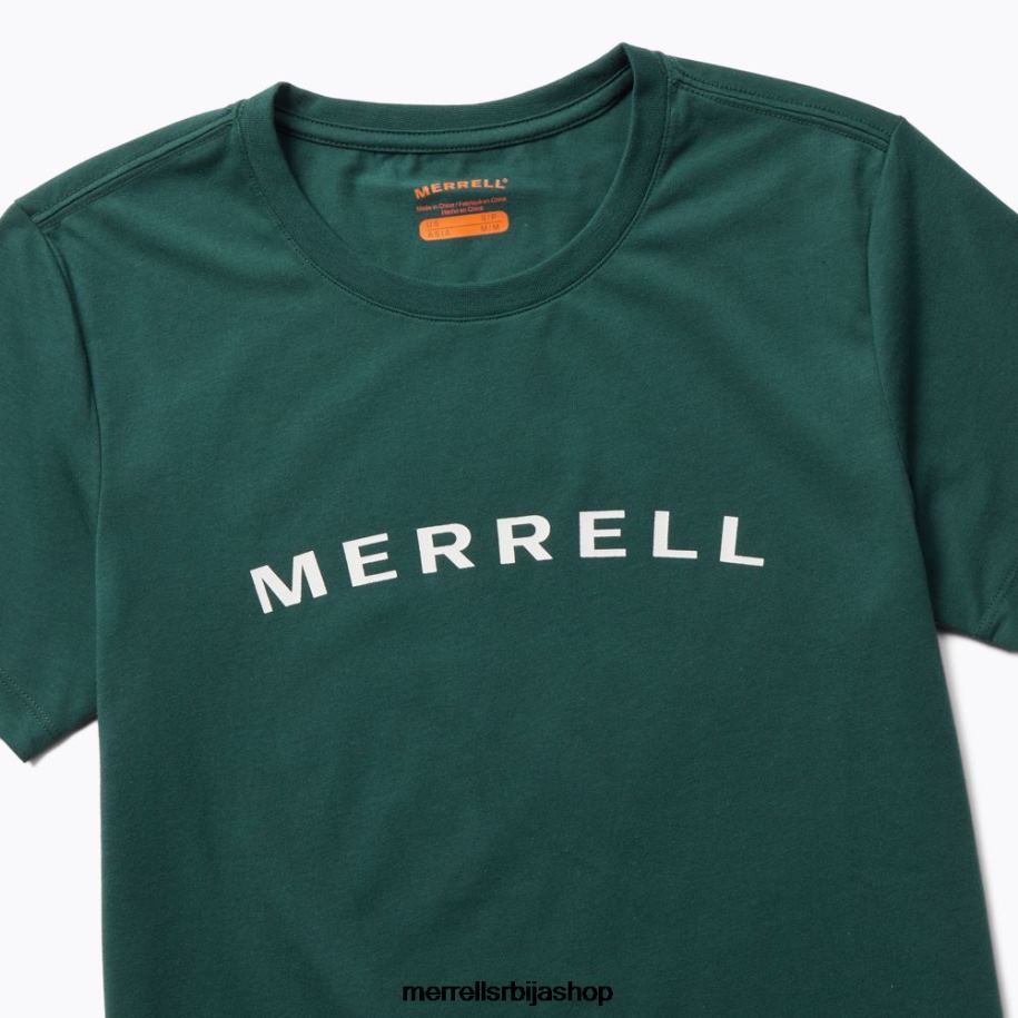 Жене мајица кратких рукава са натписом (јвс26368-325) Merrell морска маховина Одећа 6X68L1299
