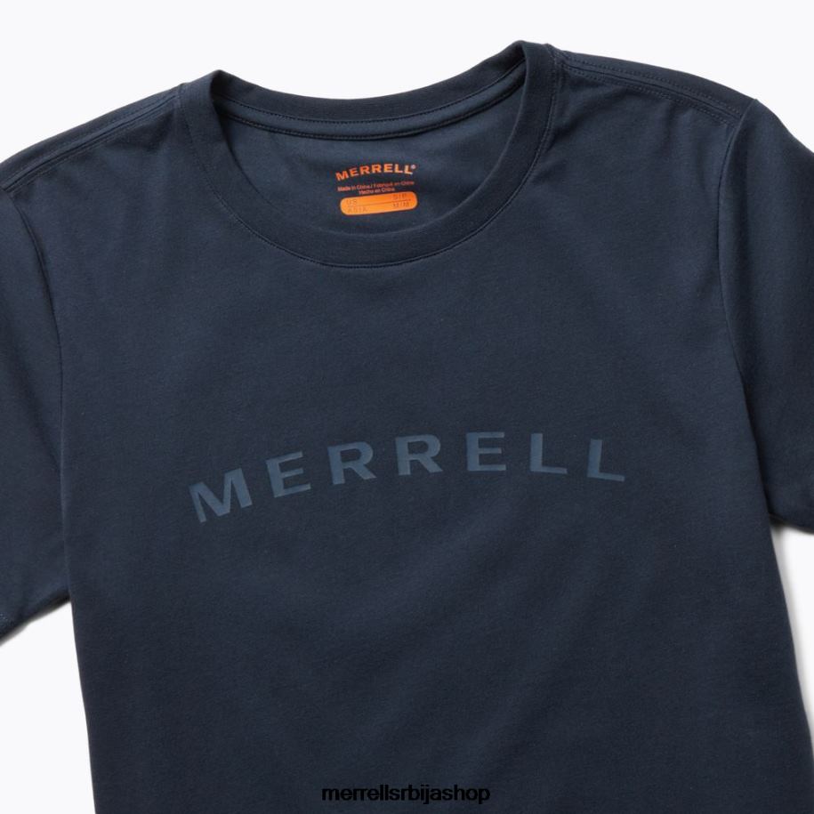 Жене мајица кратких рукава са натписом (јвс26368-353) Merrell морнарица Одећа 6X68L1302