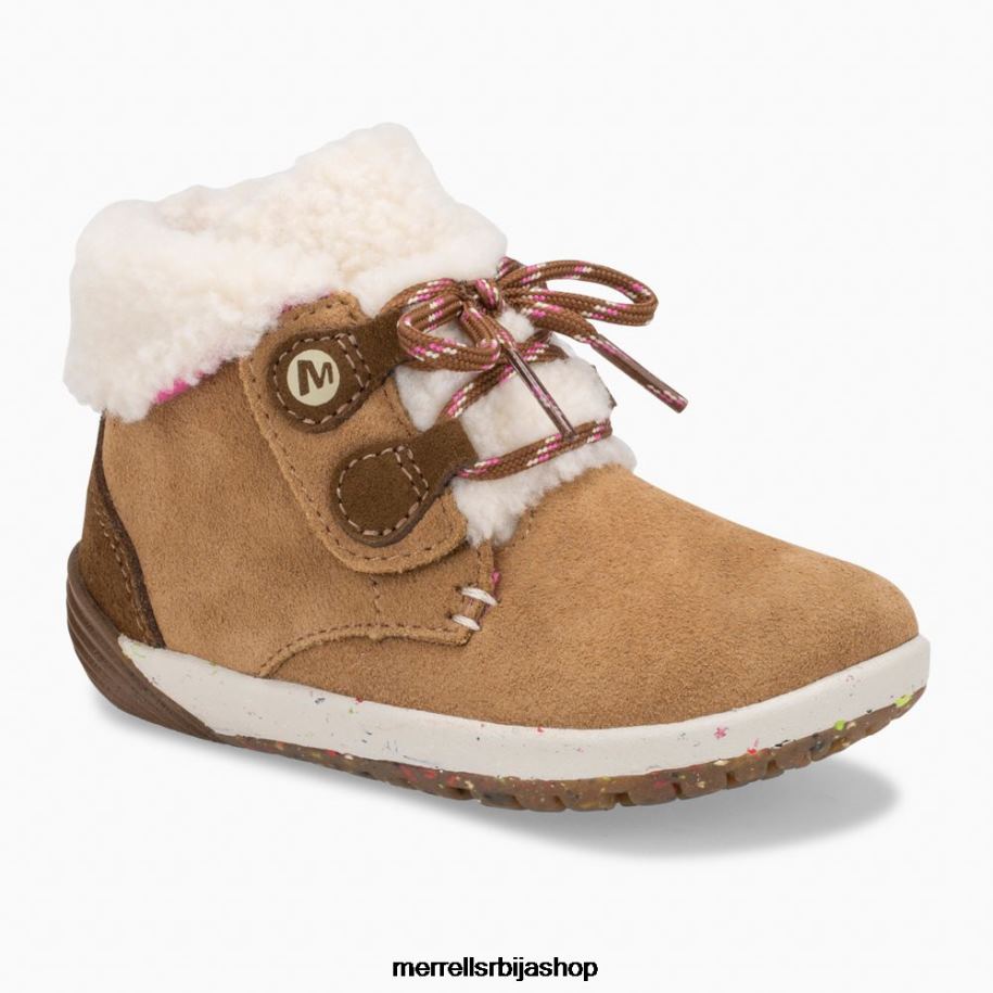 клинци голи кораци какао мл. боот (мл163228) Merrell кестен антилоп ципеле 6X68L1468