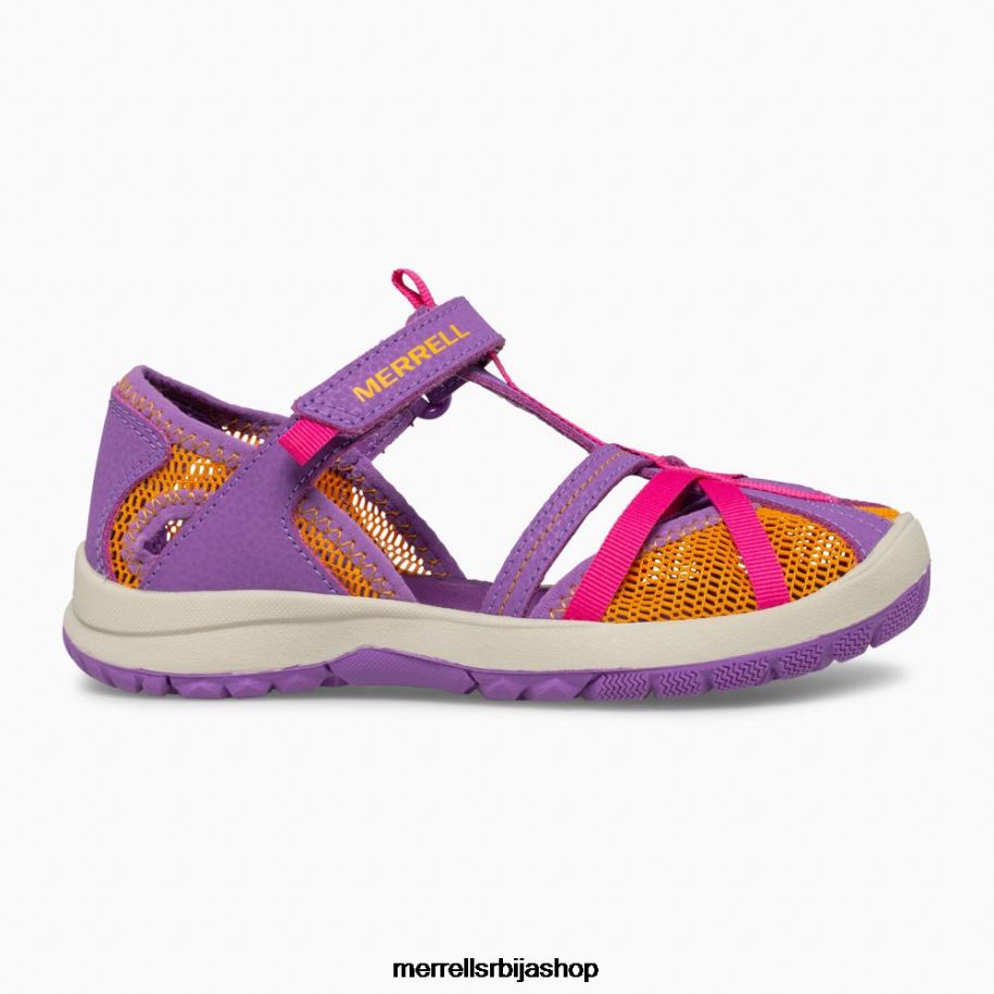 клинци вилин коњиц сандале (мк165698к) Merrell љубичаста/наранџаста ципеле 6X68L1415