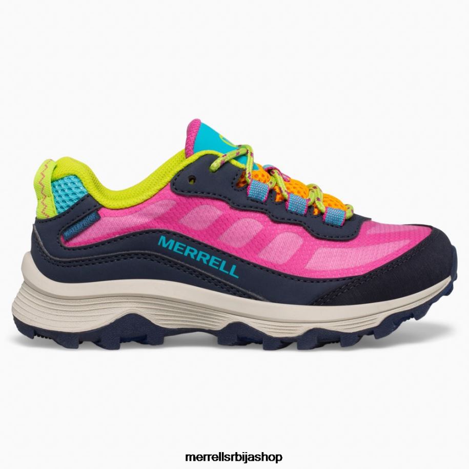 клинци моаб брзина ниска водоотпоран (мк166215) Merrell морнарица/мулти ципеле 6X68L1371