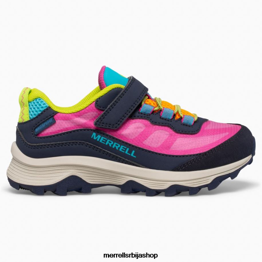 клинци моаб брзина ниска клима водоотпоран (мк166216) Merrell морнарица/мулти ципеле 6X68L1367