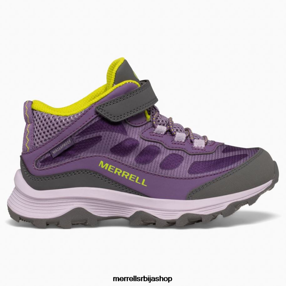 клинци моаб спеед мид а/ц водоотпоран (мк166276) Merrell грожђани кадет ципеле 6X68L1386