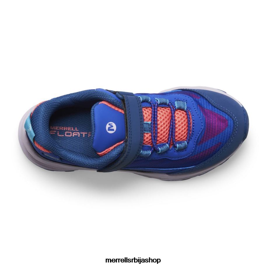 клинци моаб брзина ниска клима водоотпоран (мк166989) Merrell плава/бобица/турк ципеле 6X68L1364