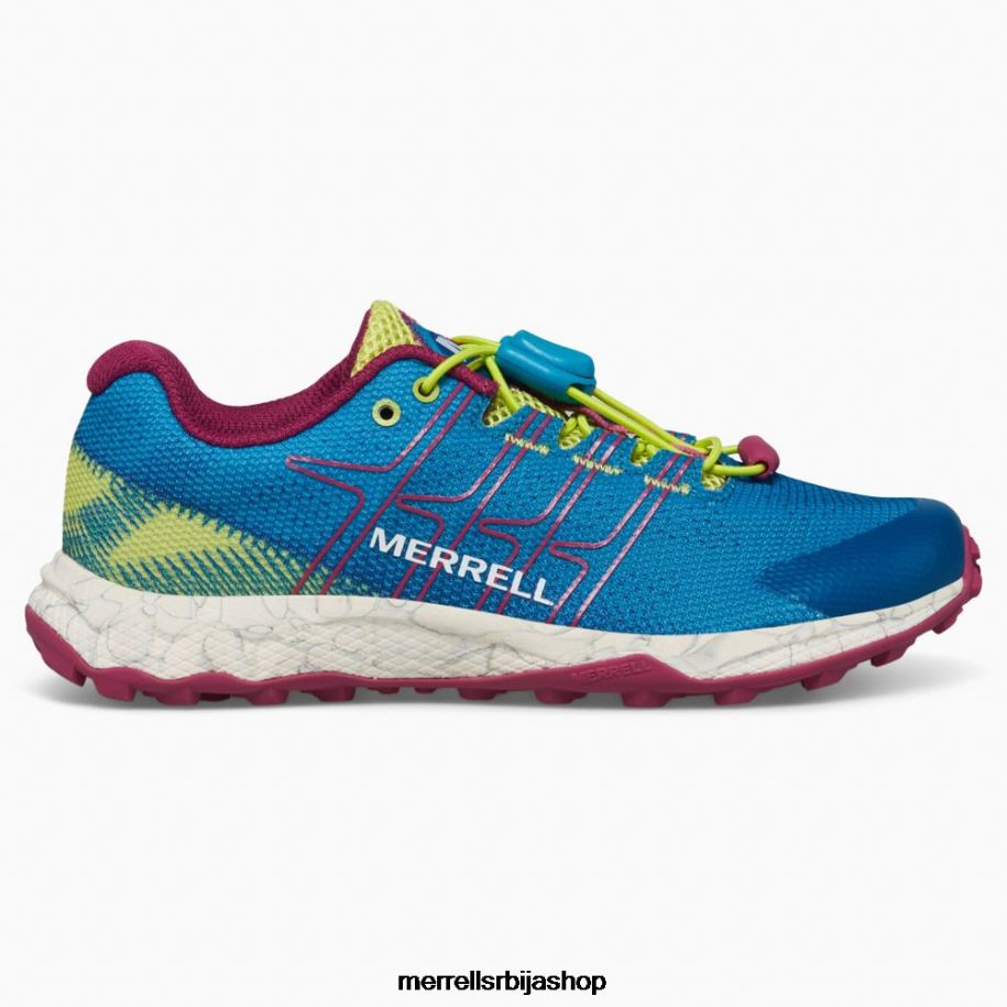 клинци моаб лет лов а/ц (мк167108) Merrell теал/лимета/фуксија ципеле 6X68L1389