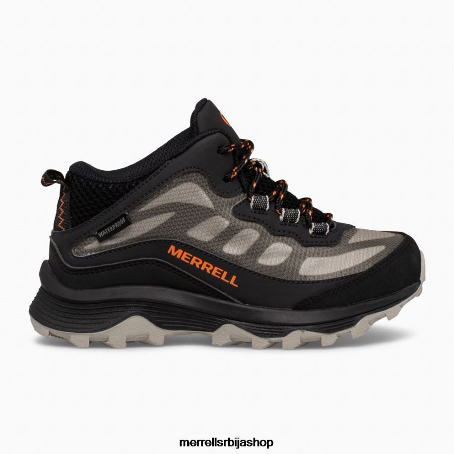 клинци моаб спеед мид водоотпоран (мк265424) Merrell црн ципеле 6X68L1378