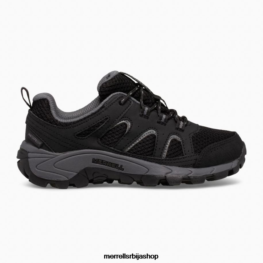клинци водоотпорне ниске чипкасте патике оакцреек (мк265427) Merrell црно/сиво ципеле 6X68L1449