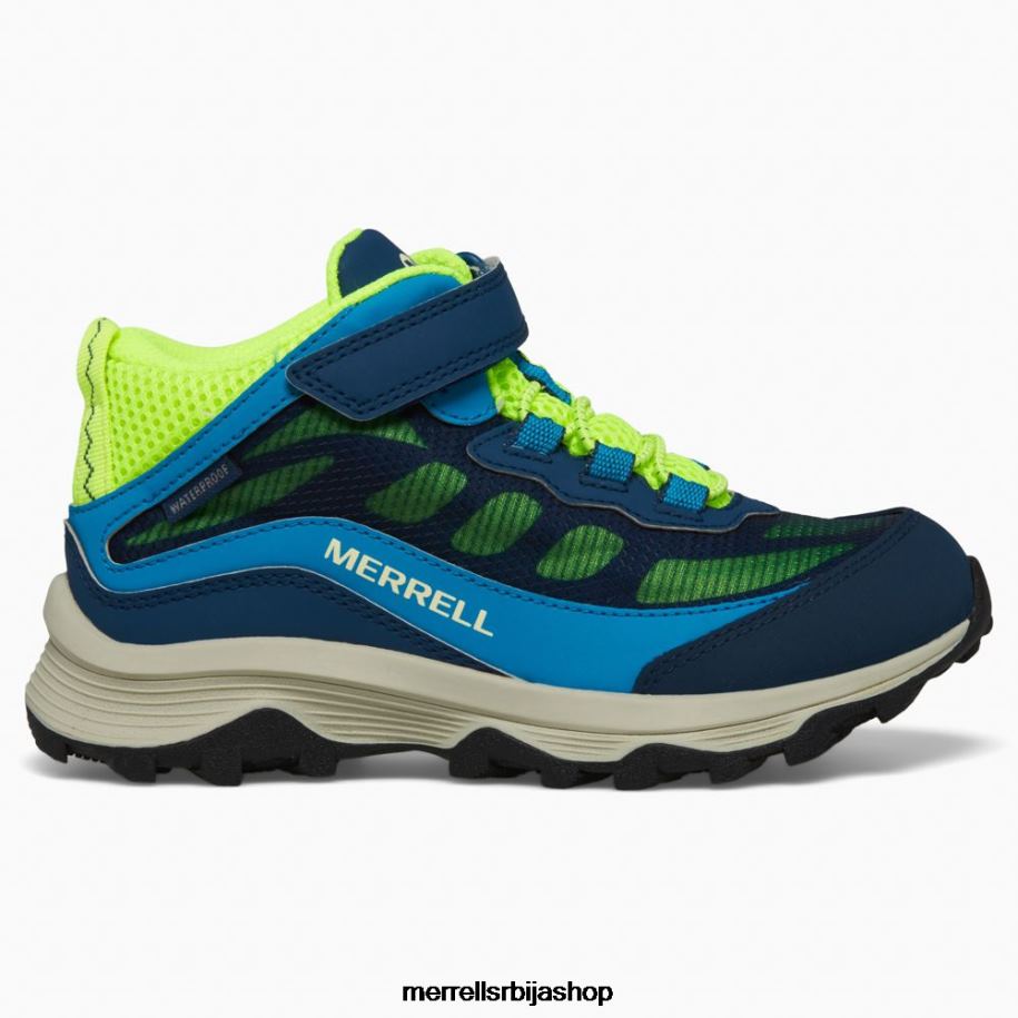 клинци моаб спеед мид а/ц водоотпоран (мк267121) Merrell морнарица/здраво тј ципеле 6X68L1384