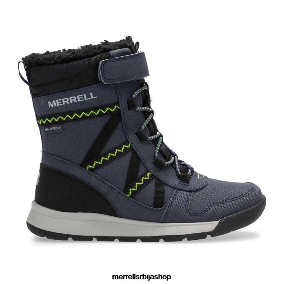 клинци водоотпорна чизма за снег црусх 2.0 (мк263127к) Merrell морнарско/креч ципеле 6X68L1508