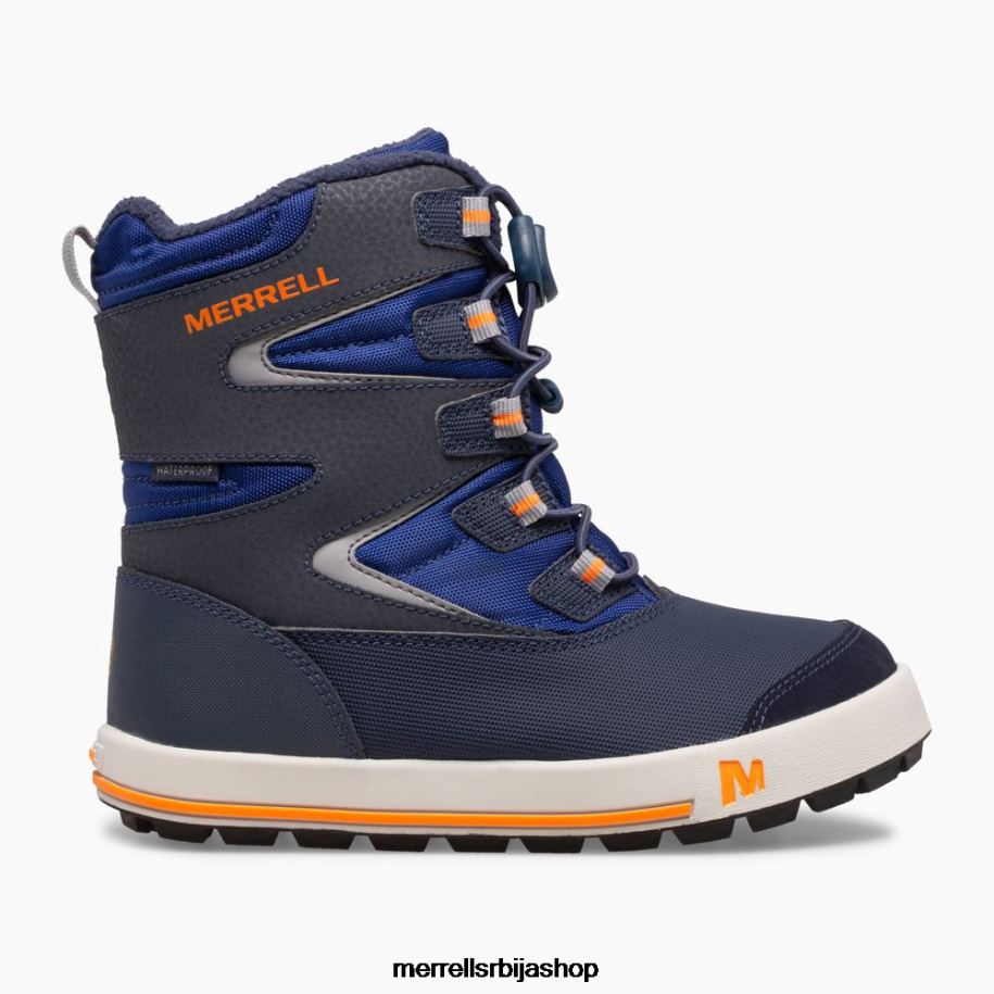 клинци Чизме за снег 3.0 (мк265184к) Merrell морнарско/кобалт/наранџаста ципеле 6X68L1482