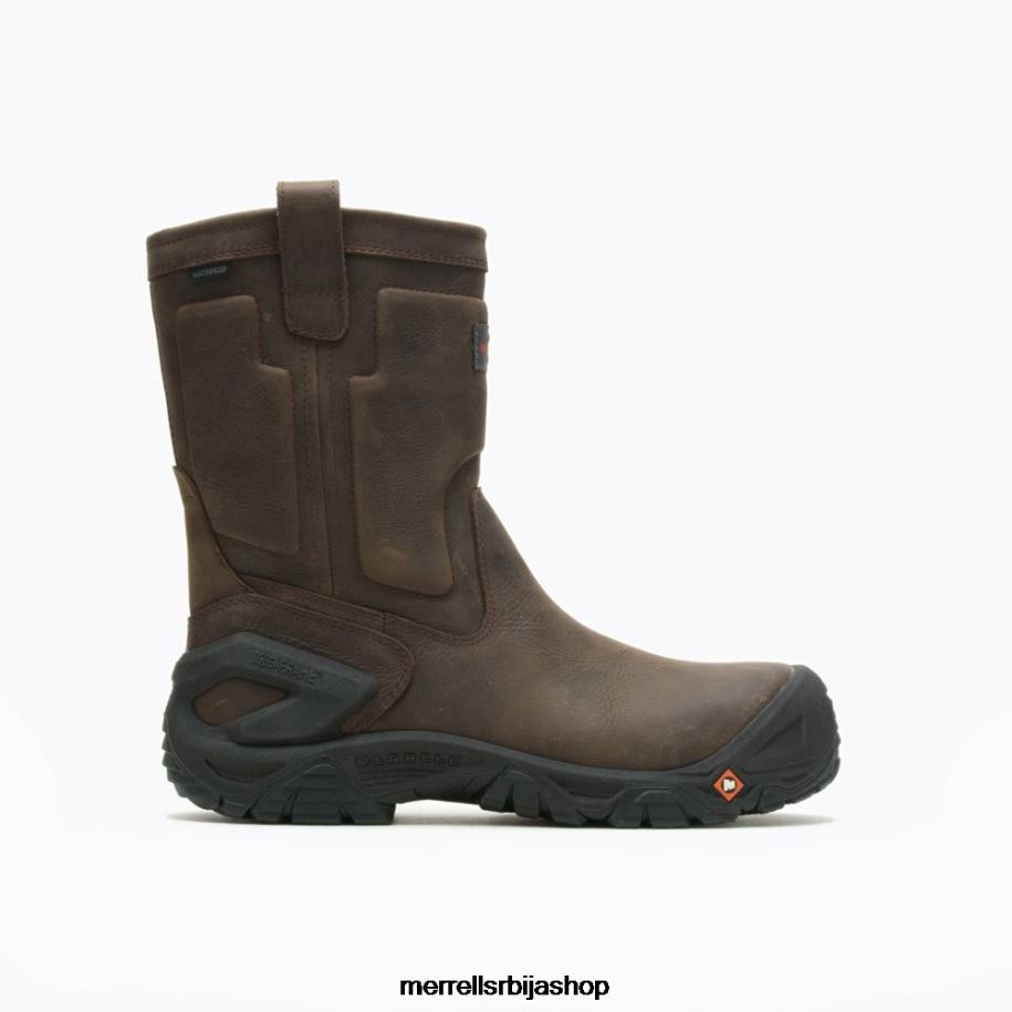 мушкарци Стронгфиелд кожне радне чизме за водоотпорне прсте (ј099315) Merrell еспрессо ципеле 6X68L452
