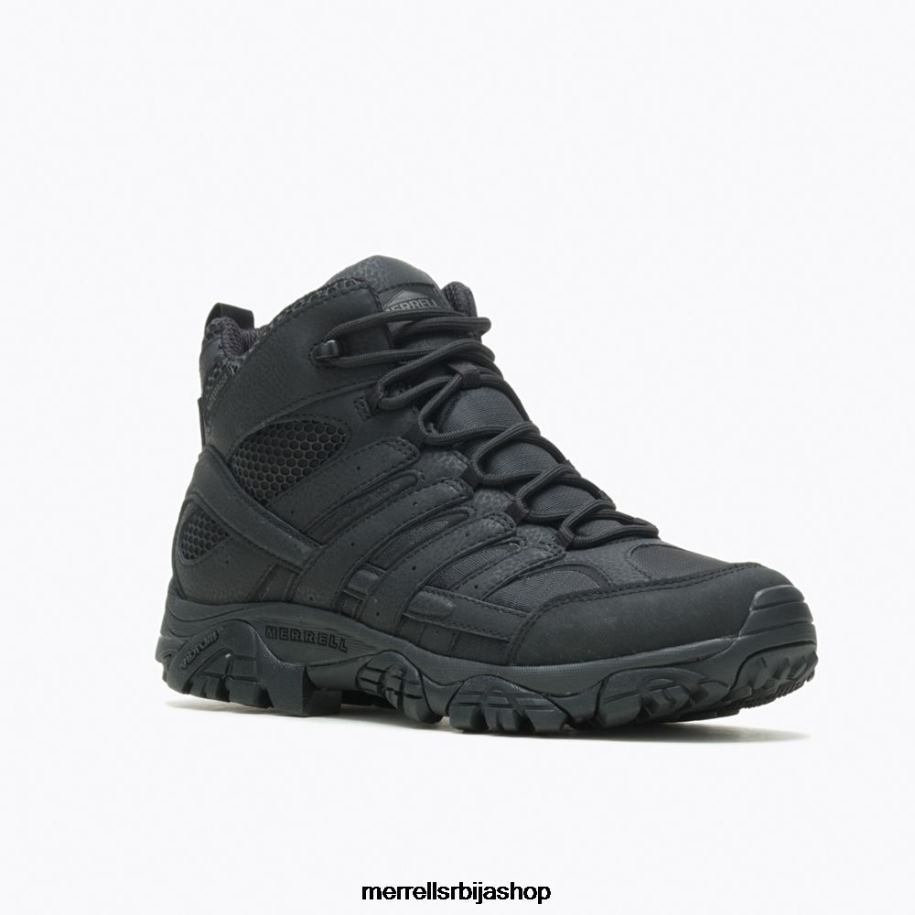 мушкарци моаб 2 средња тактичка водоотпорна чизма (ј15853) Merrell црн ципеле 6X68L136