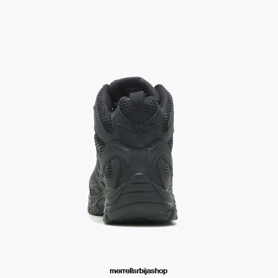 мушкарци моаб 2 средња тактичка водоотпорна чизма (ј15853) Merrell црн ципеле 6X68L136