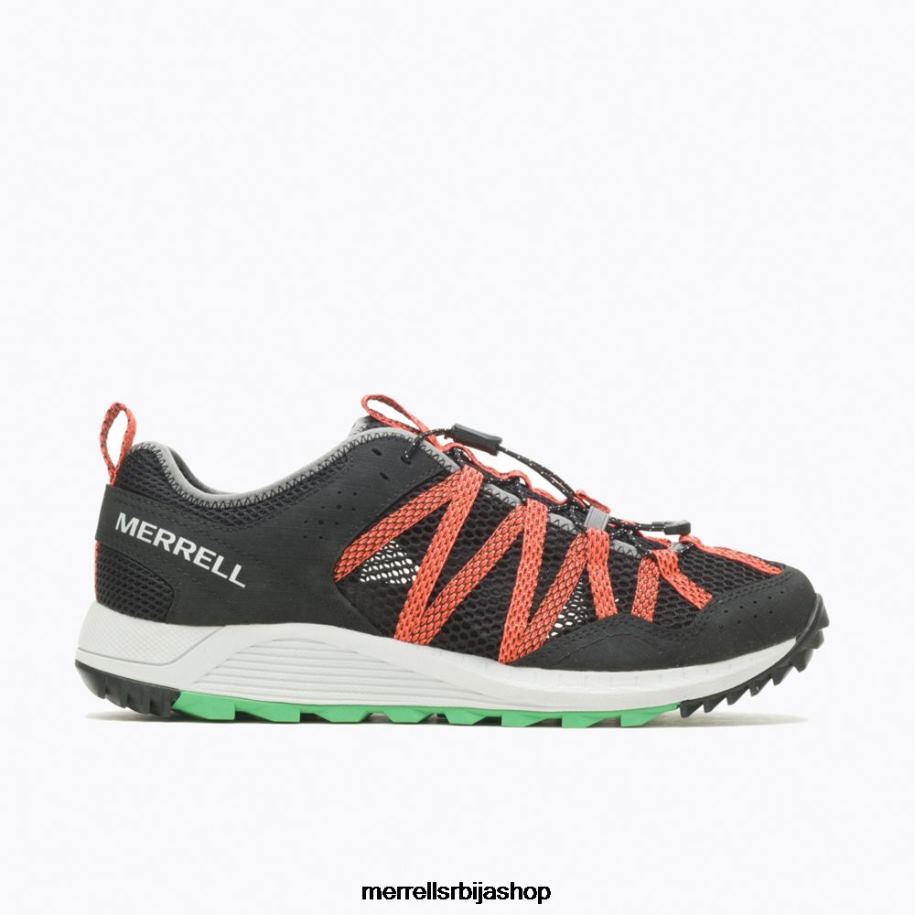 мушкарци вилдвоод аероспорт (ј067675) Merrell црна/мандарина ципеле 6X68L698