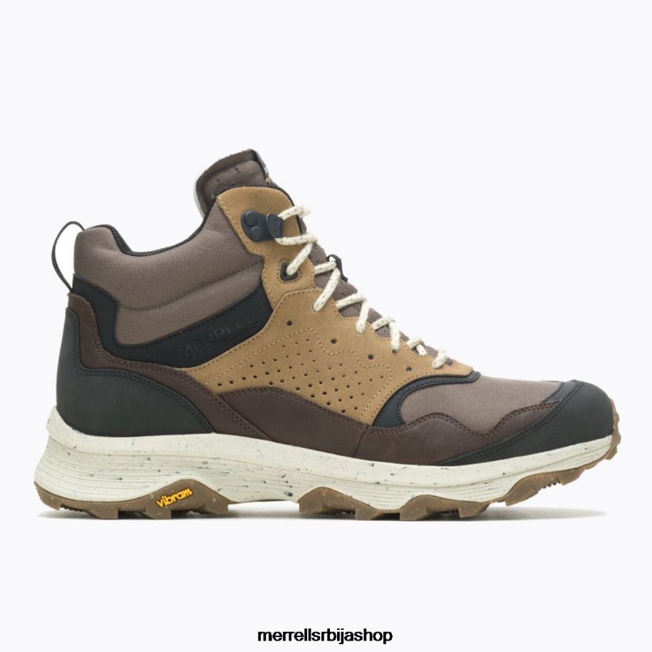 мушкарци брзина соло мид водоотпоран (ј004533) Merrell земља ципеле 6X68L38