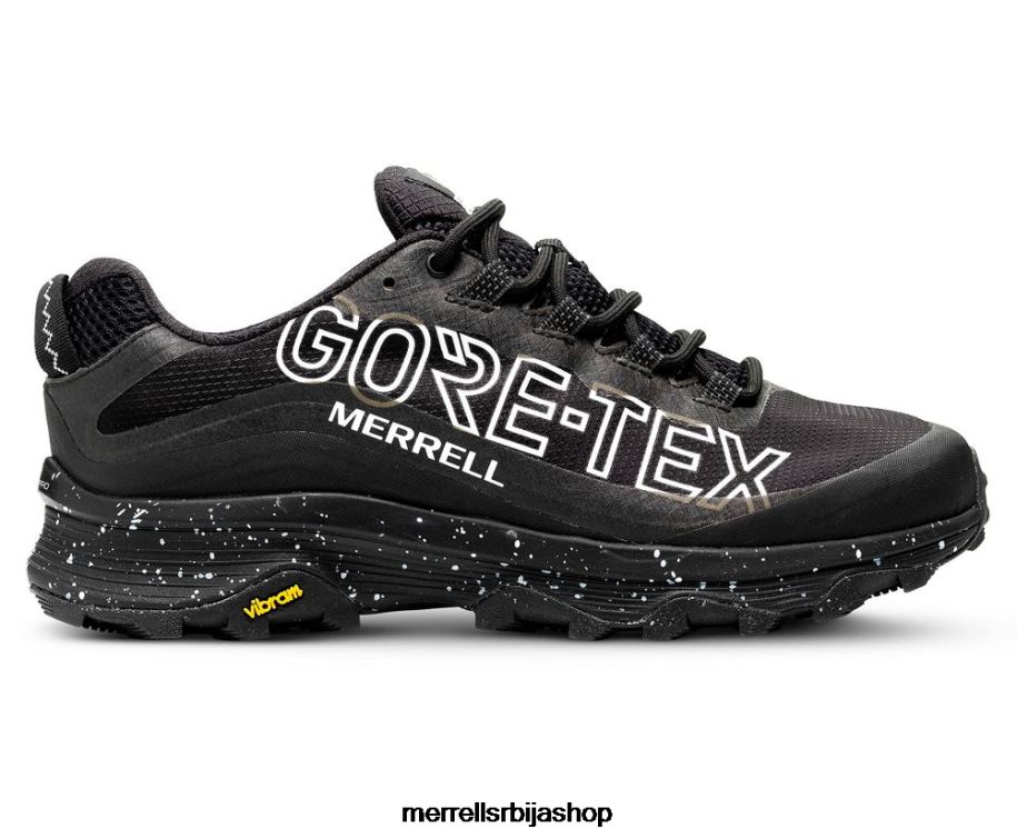 мушкарци моаб спеед горе-тек се (ј036389) Merrell црн ципеле 6X68L580