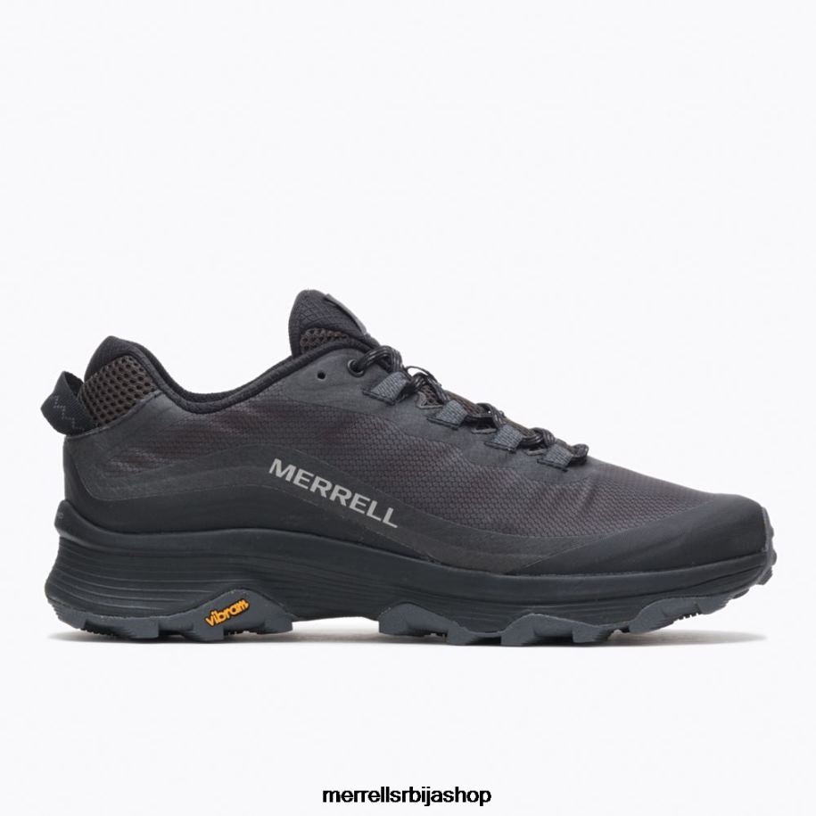 мушкарци моаб брзина (ј067039) Merrell црно/асфалт ципеле 6X68L514