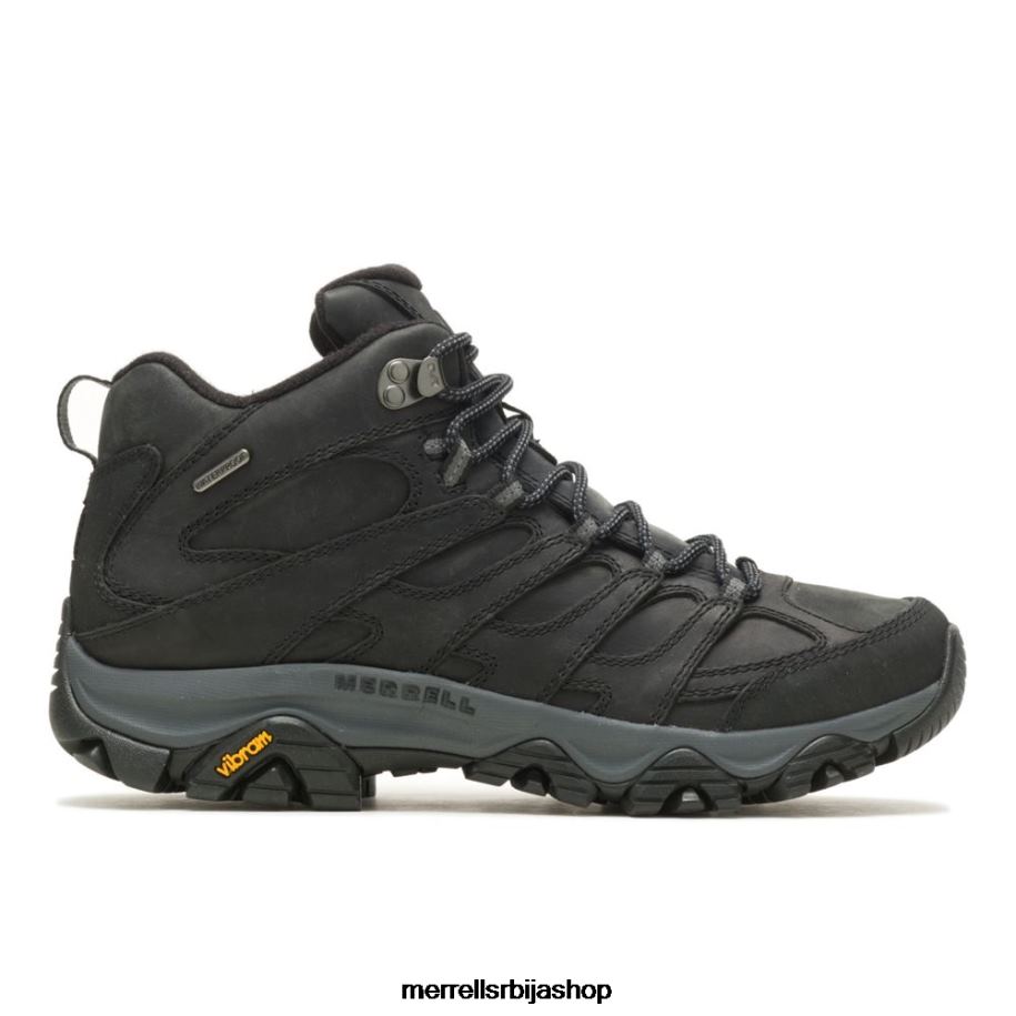 мушкарци моаб 3 приме мид водоотпоран (ј035761) Merrell црн ципеле 6X68L351