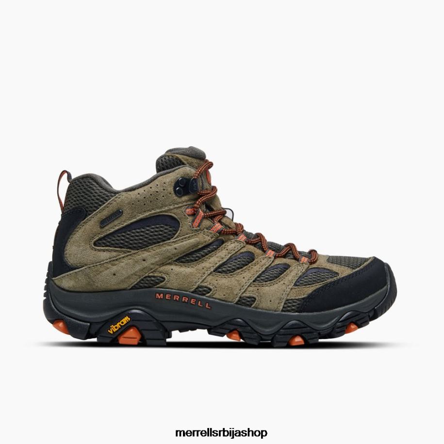 мушкарци моаб 3 мид водоотпоран (ј035841) Merrell маслина ципеле 6X68L127