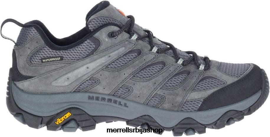 мушкарци моаб 3 водоотпорна широка ширина (ј035855в) Merrell гранит ципеле 6X68L369