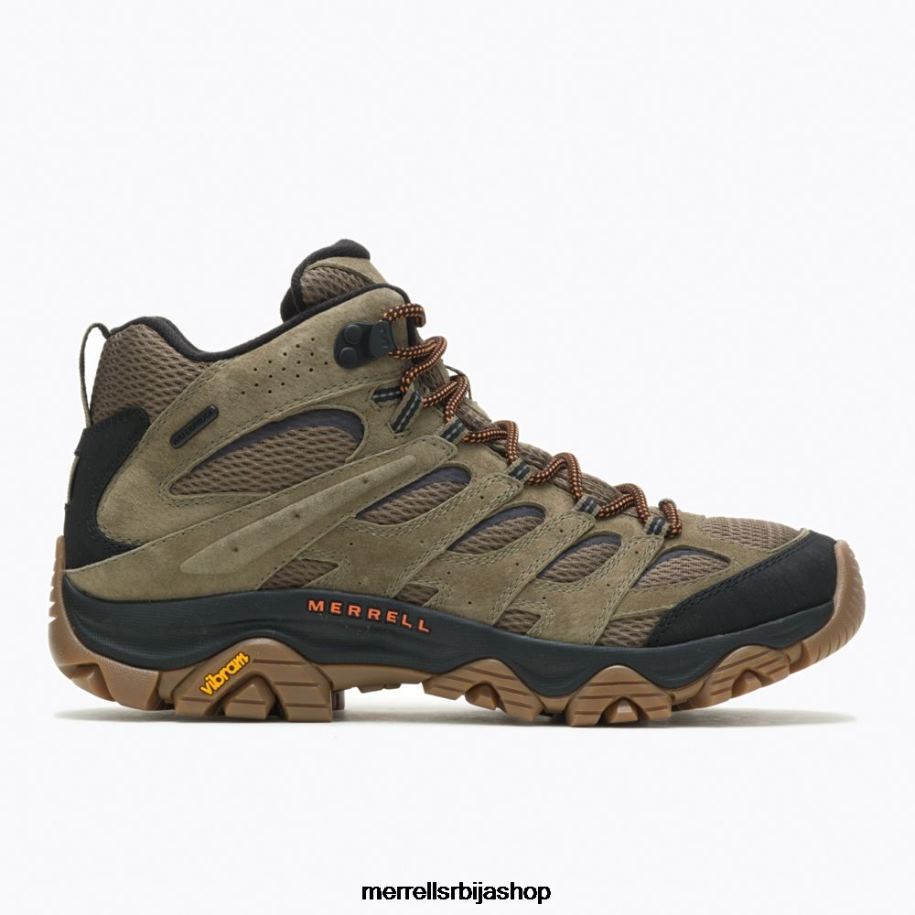 мушкарци моаб 3 средња водоотпорна широка ширина (ј036549в) Merrell маслина/жвака ципеле 6X68L218