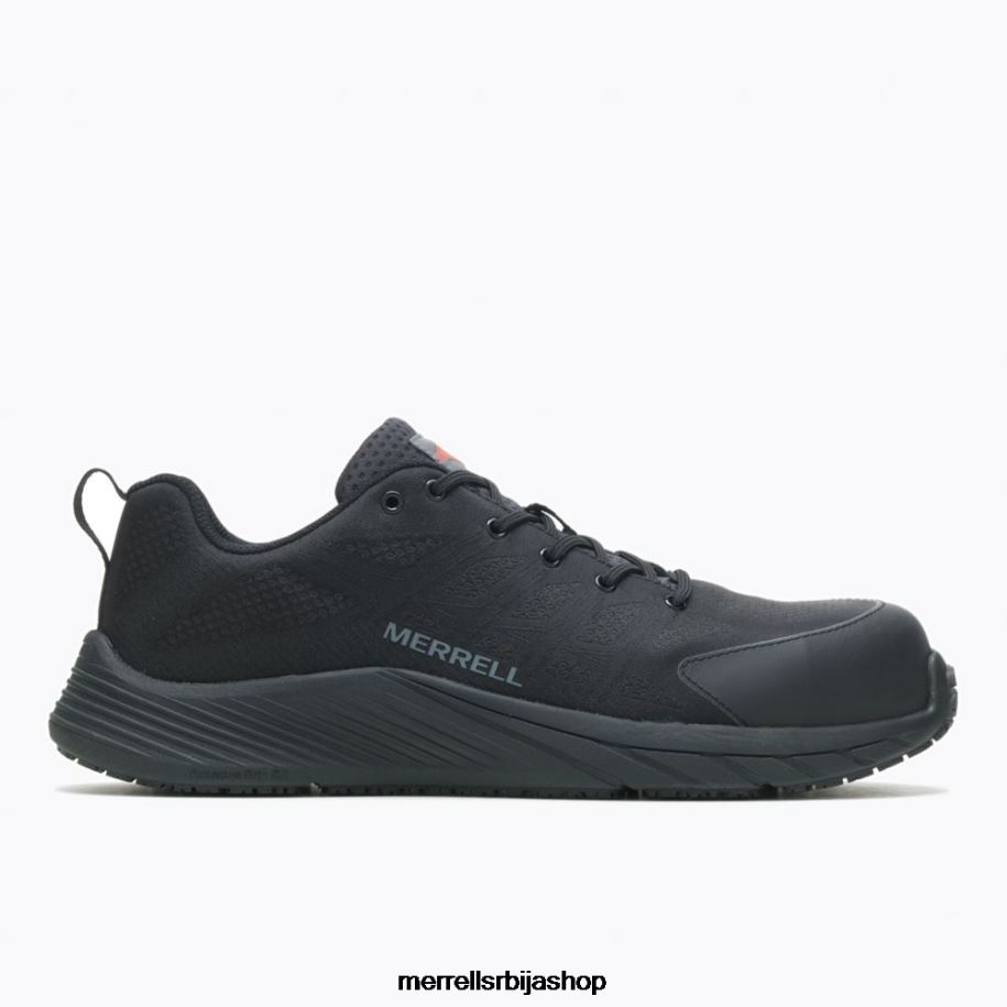 мушкарци моаб лет карбонска влакна широке ширине (ј004625в) Merrell црн ципеле 6X68L439