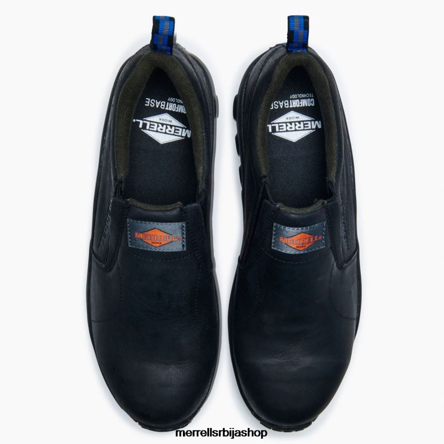 мушкарци јунгле моц кожне радне ципеле (ј099317) Merrell црн ципеле 6X68L345