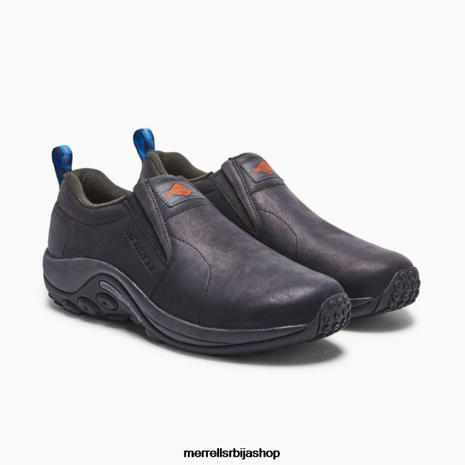 мушкарци јунгле моц леатхер ср радна ципела (ј099321) Merrell црн ципеле 6X68L339