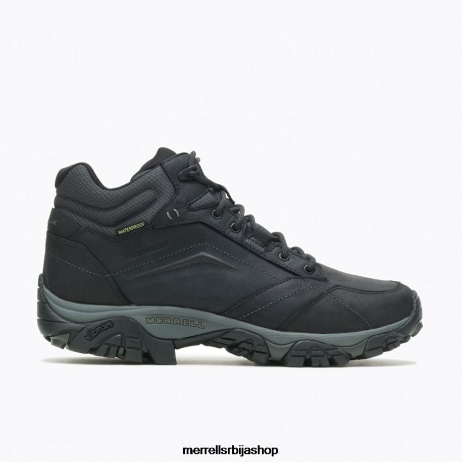 мушкарци моаб авантура средње водоотпорна широка ширина (ј91815в) Merrell црн ципеле 6X68L327