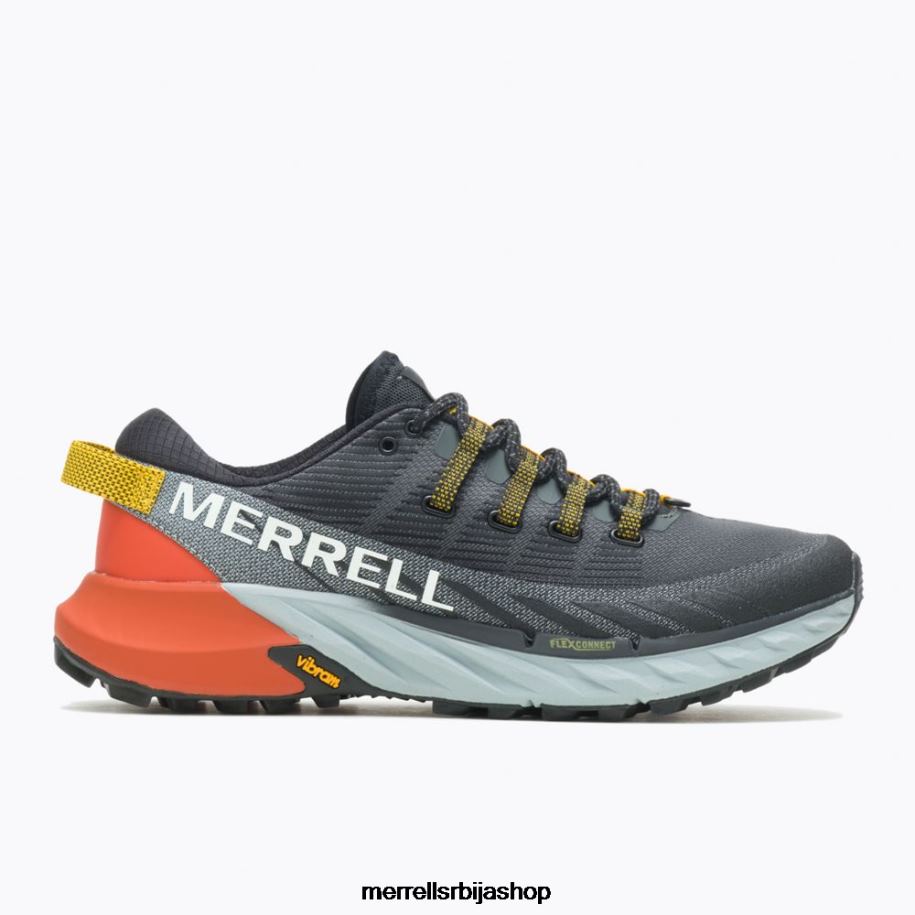 мушкарци агилити пеак 4 (ј067347) Merrell црна/висока ципеле 6X68L83