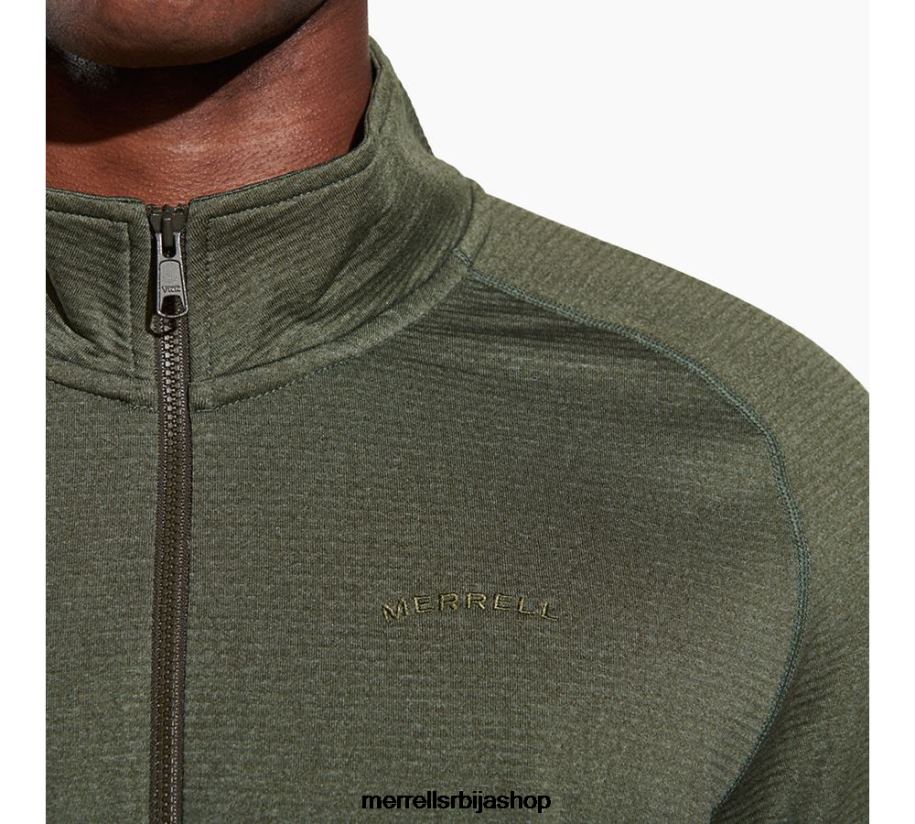 мушкарци геотек 1/4 зип (јмс26326-327) Merrell прашњави маслинов вријесак Одећа 6X68L415