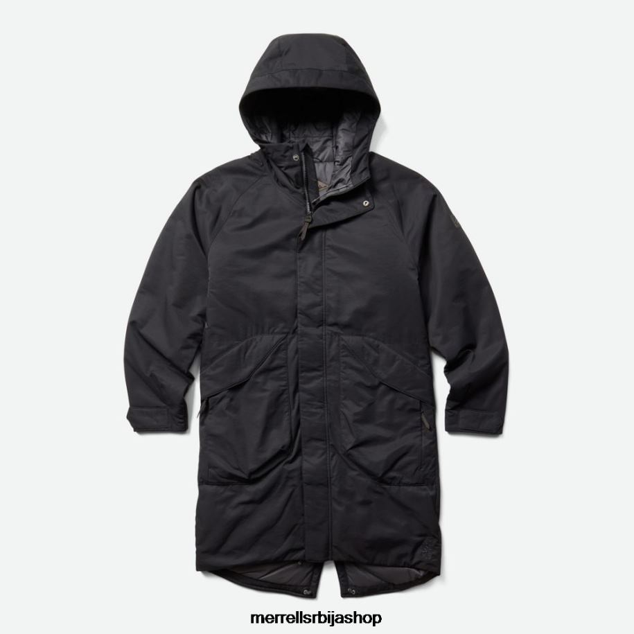 мушкарци каидоу изолована парка средње тежине (јвф26500-010) Merrell црн Одећа 6X68L1247