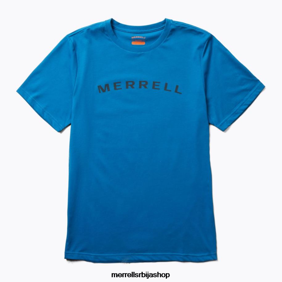 мушкарци мајица кратких рукава са натписом (јмс26332-352) Merrell Плави Одећа 6X68L583