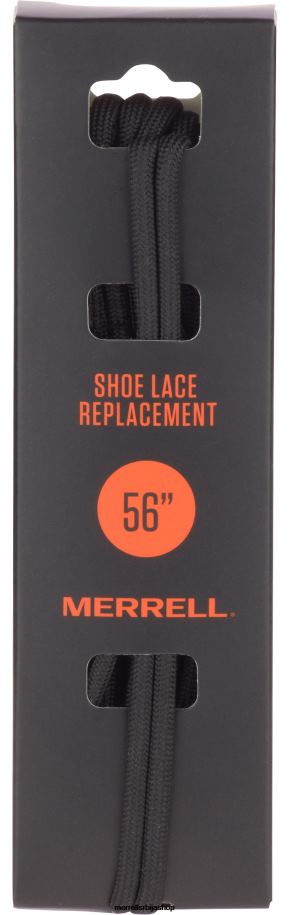 унисек округле пертле за ципеле (јас25084-010) Merrell црн Прибор 6X68L587