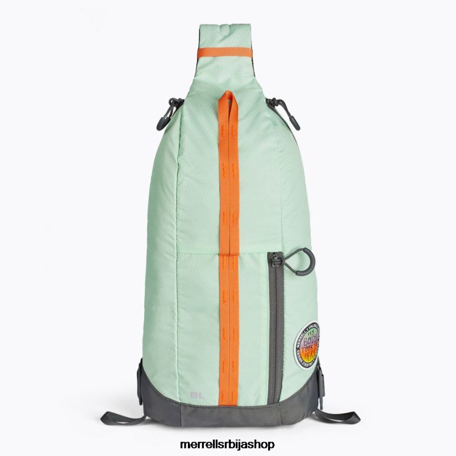 унисек гребен 8л ремен к мало вероватни планинари (јас26688-330) Merrell магла зелена Прибор 6X68L477