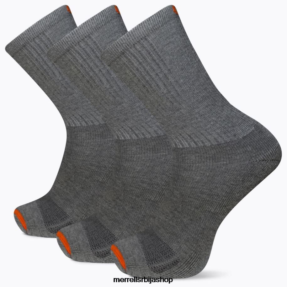 унисек памучне чарапе са јастучићима (јсс26595-020) Merrell сиви вријесак Прибор 6X68L216