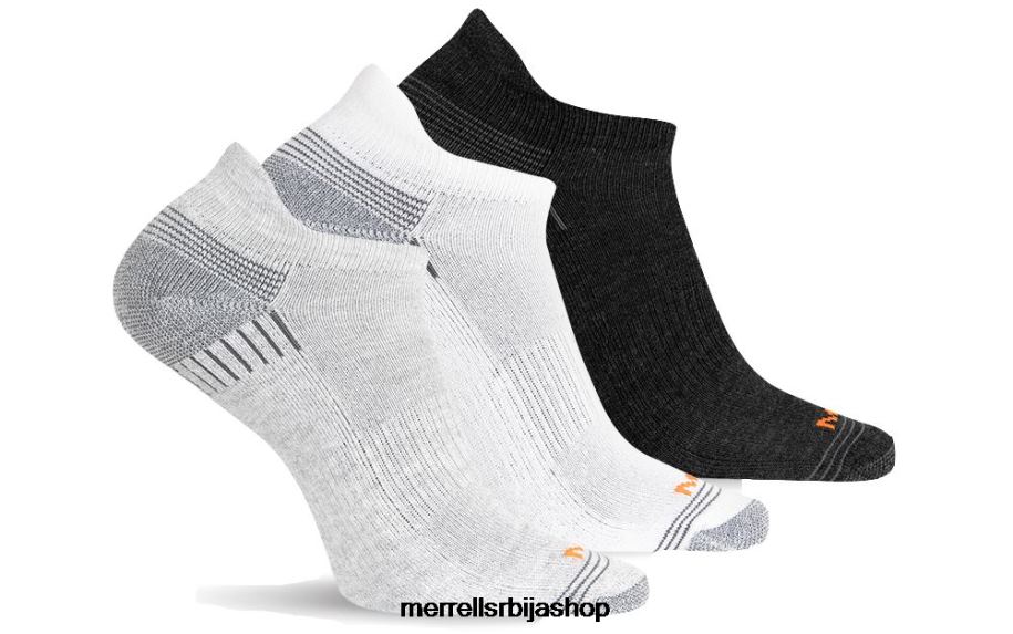 унисек рециклиране ниске чарапе са паковањем од 3 комада (јсф24606-041) Merrell сиви хеатхер асст Прибор 6X68L361
