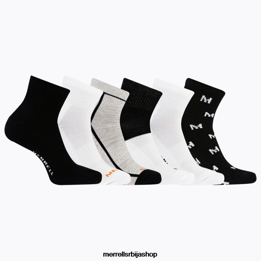 унисек јастучић четвртина 6 паковање (јсс27019-001) Merrell блацк ассортед Прибор 6X68L221